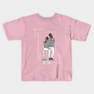 Korean couple quotes Kids T-Shirt